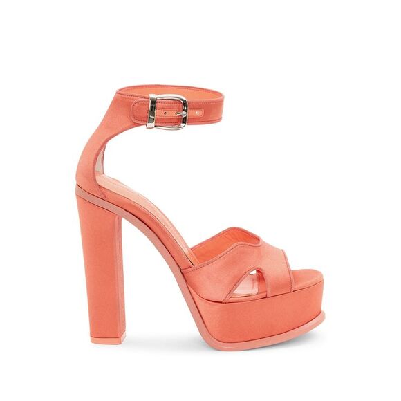 NWT ALEXANDER MCQUEEN Womens Coral Platform 1-1/2